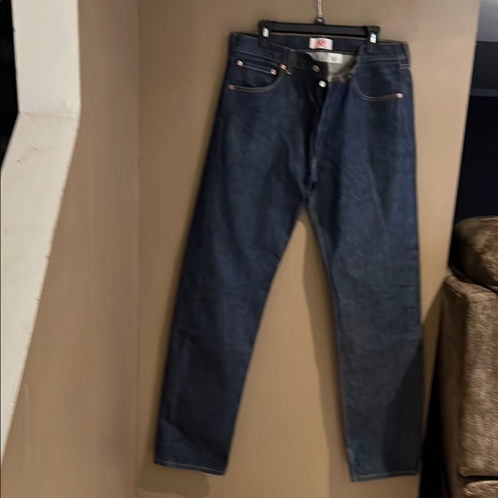 Levi’s  Jeans Original Vintage 501 Button Up Straight Leg Men's Blue 35 x 36 NEW